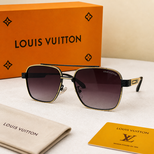 Louis Vuitton Signature Metal Frame Sunglasses