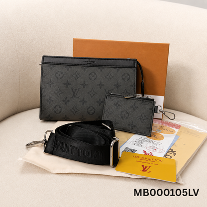 Louis Vuitton Monogram Eclipse Travel Messenger Bag