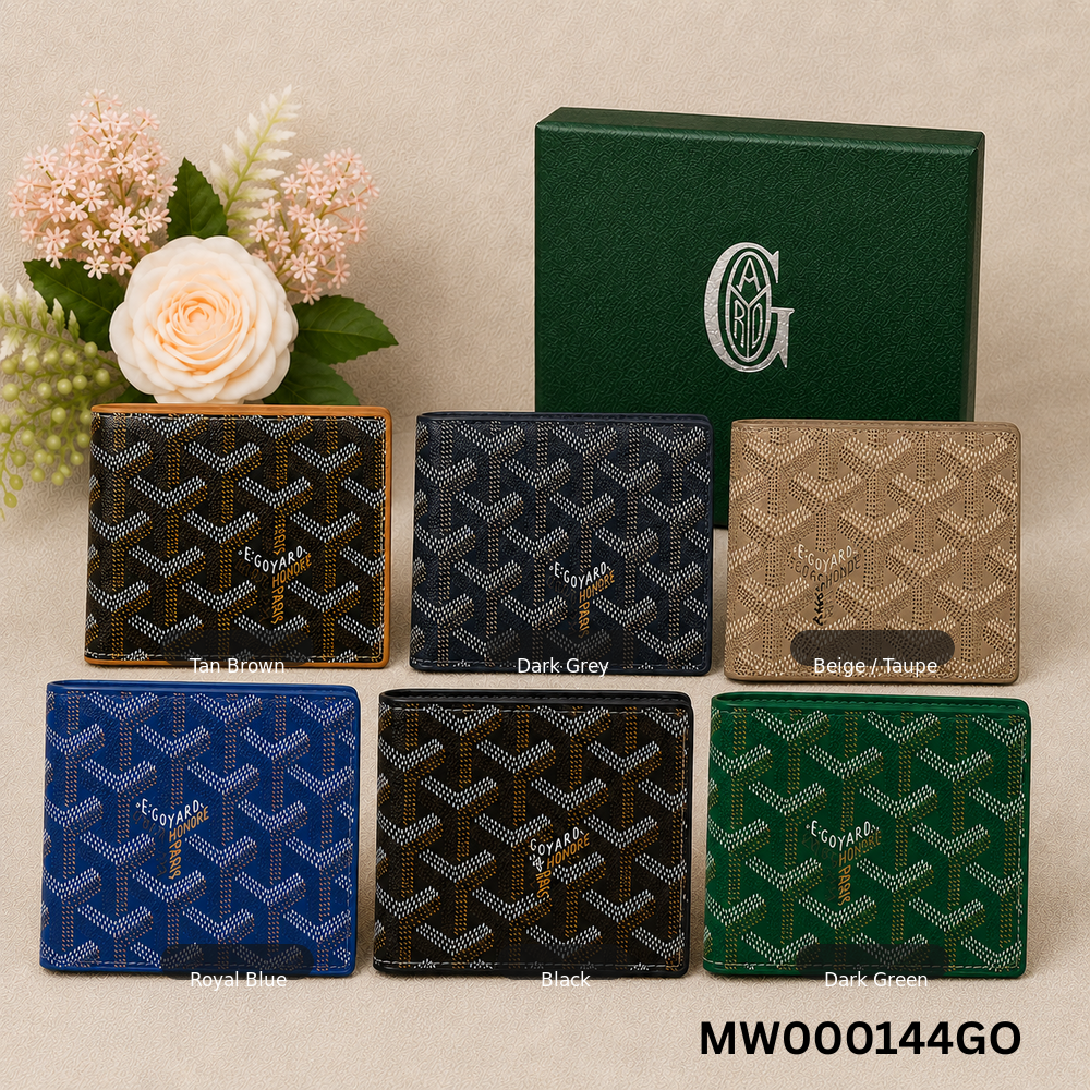 Goyard Signature Chevron Bifold Wallet