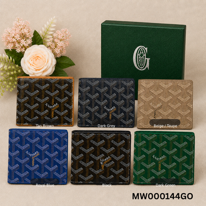 Goyard Signature Chevron Bifold Wallet