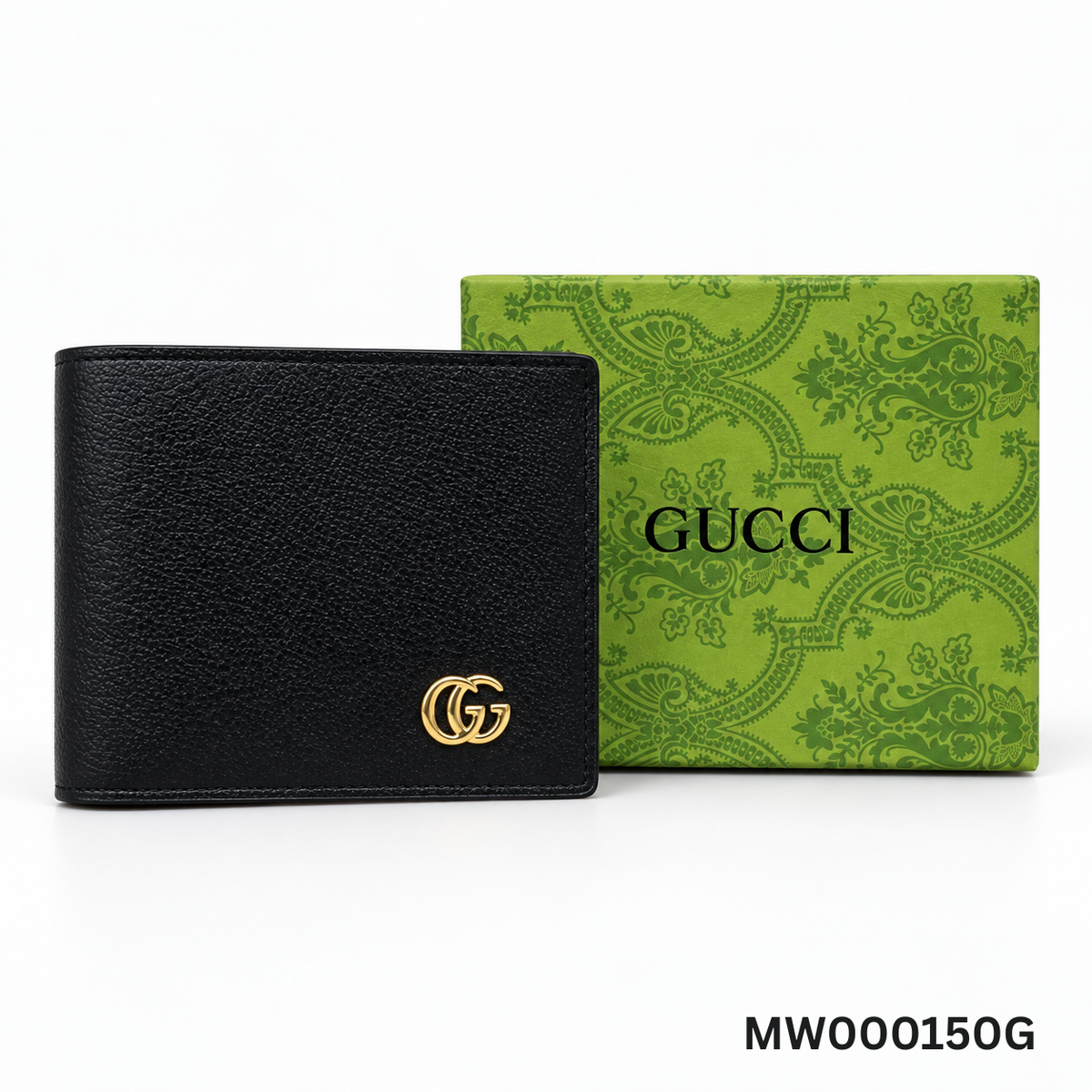 Gucci Double G Leather Bifold Wallet – Black