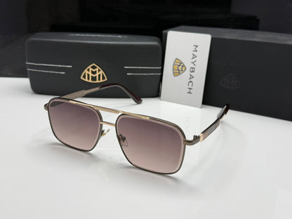 Maybach Square Metal Sunglasses