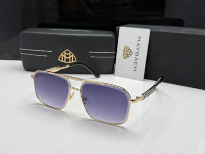 Maybach Square Metal Sunglasses