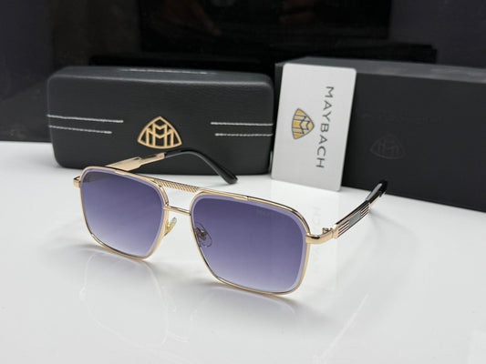 Maybach Square Metal Sunglasses