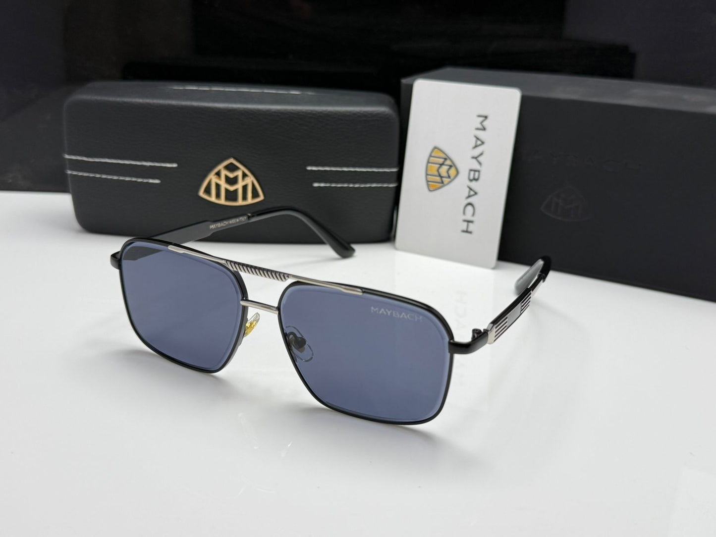 Maybach Square Metal Sunglasses