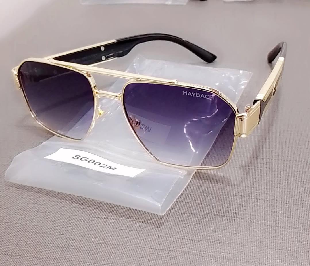 Maybach Square Metal Sunglasses