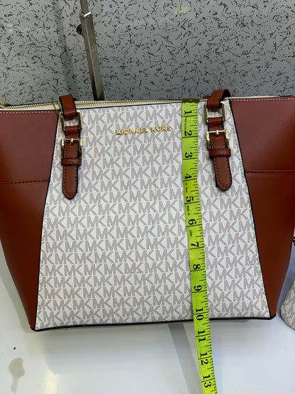 Michael Kors Charlotte Large Top Zip Tote (Signature Canvas)