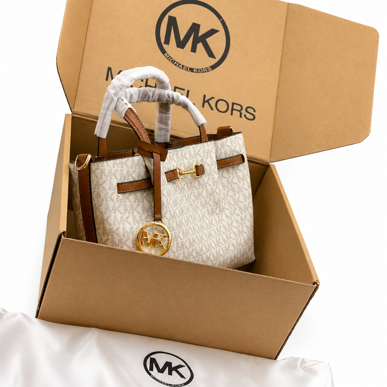 Michael Kors Charlotte Signature Medium Tote Bag