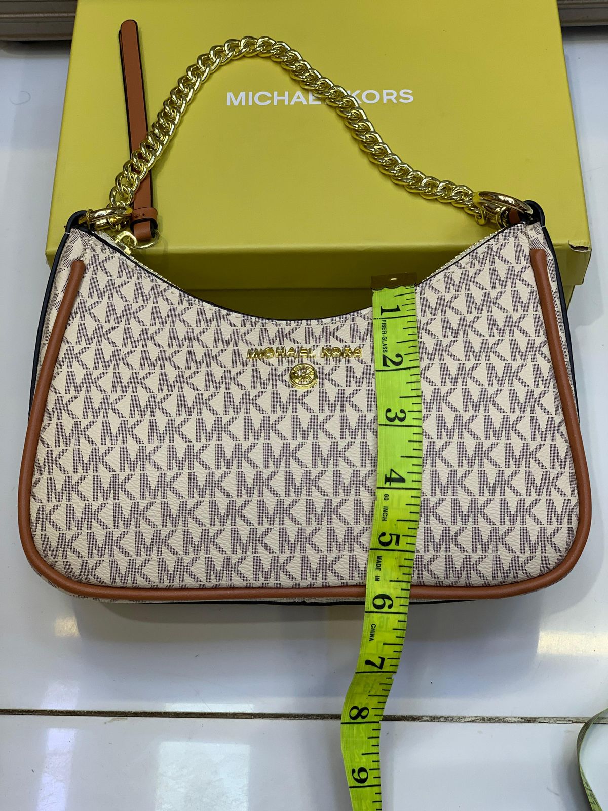 Michael Kors Jet Set Chain Shoulder Bag (MK Signature)