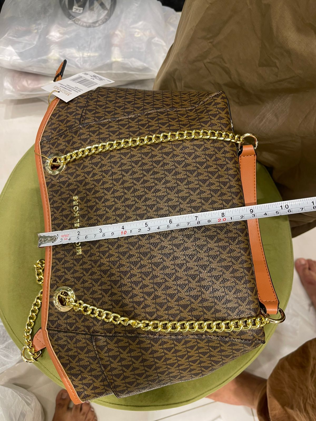 Michael-Kors Jet Set Chain Shoulder Tote (MK Signature Canvas)