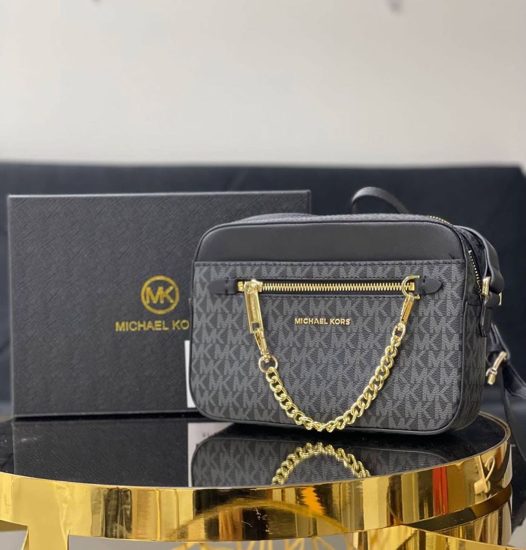 Michael Kors Jet Set Large Logo Crossbody Bag