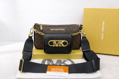 Michael Kors MK Logo Multi-Pouch Crossbody Bag