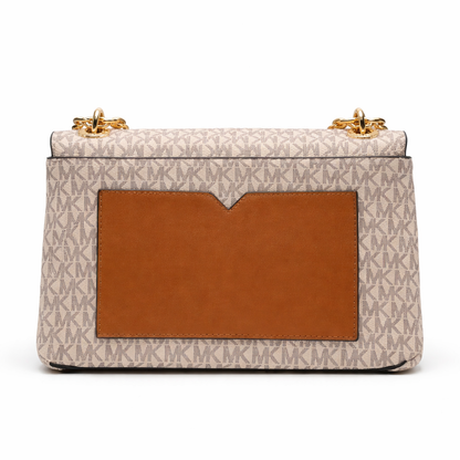 Michael Kors MK Monogram Chain Shoulder Bag