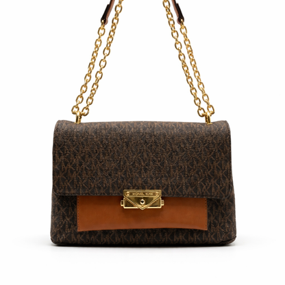 Michael Kors MK Monogram Chain Shoulder Bag