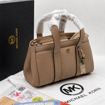 Michael Kors Mini Mercer Leather Satchel Bag