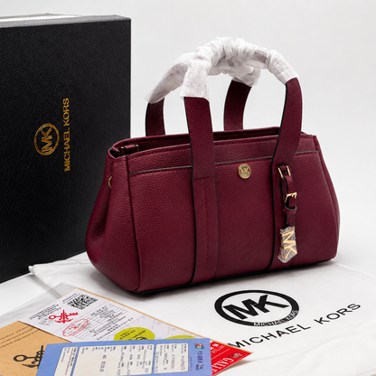 Michael Kors Mini Mercer Leather Satchel Bag