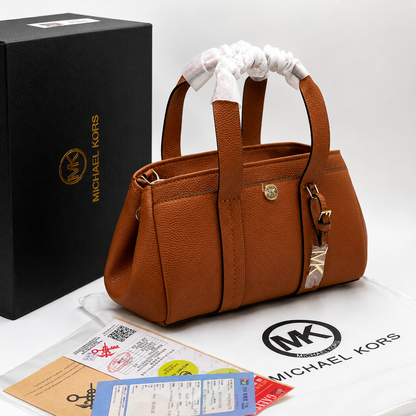 Michael Kors Mini Mercer Leather Satchel Bag