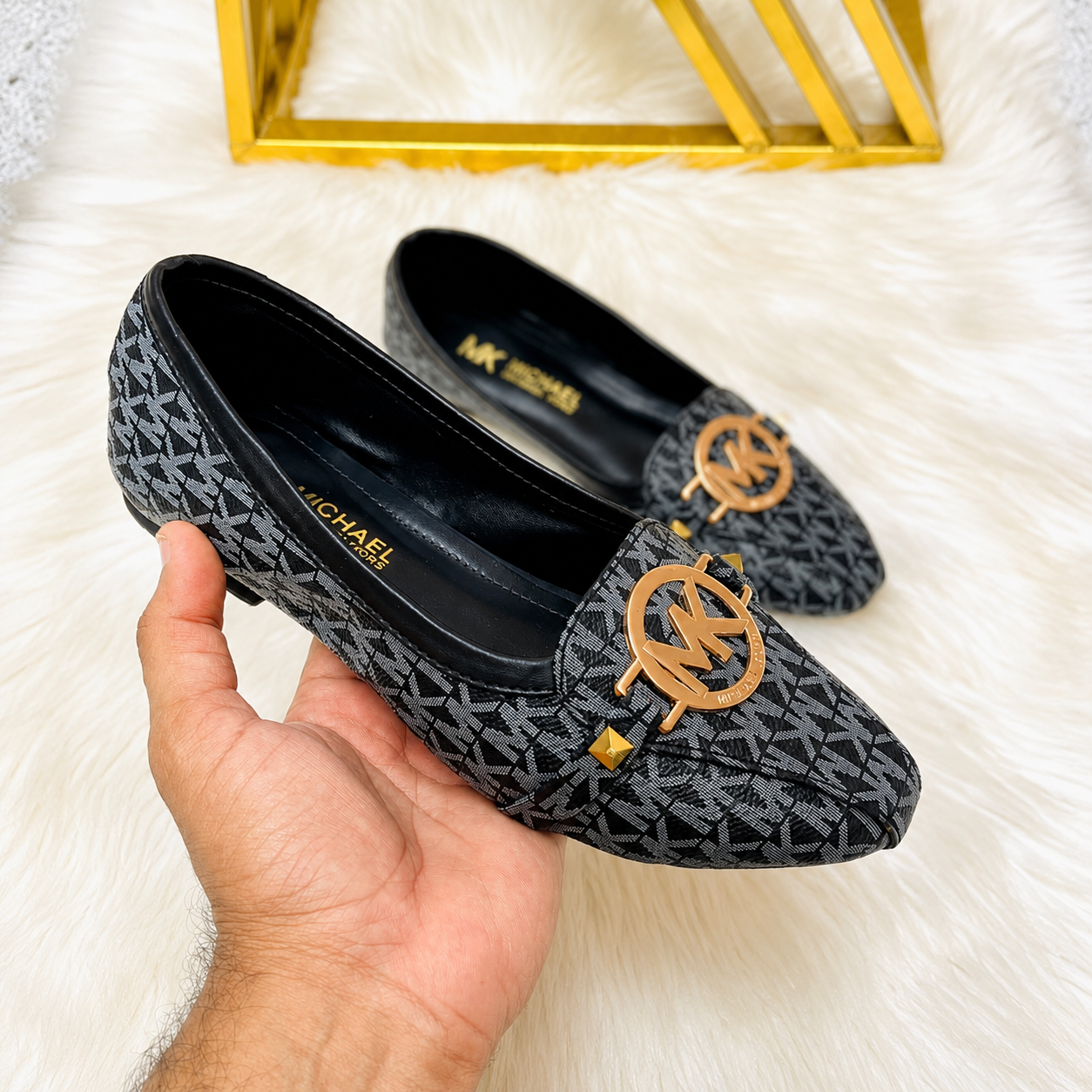 Michael Kors Monogram Ballet Flats
