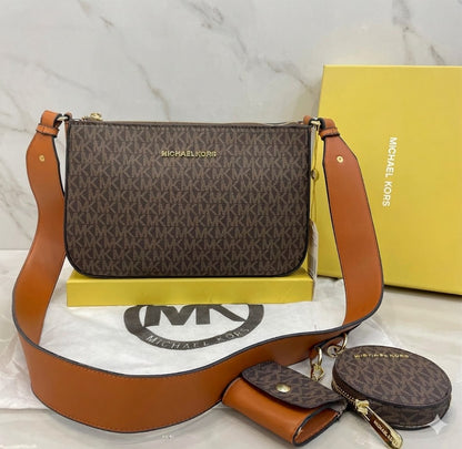 Michael Kors Monogram Shoulder Bag Set Style