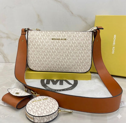 Michael Kors Monogram Shoulder Bag Set Style