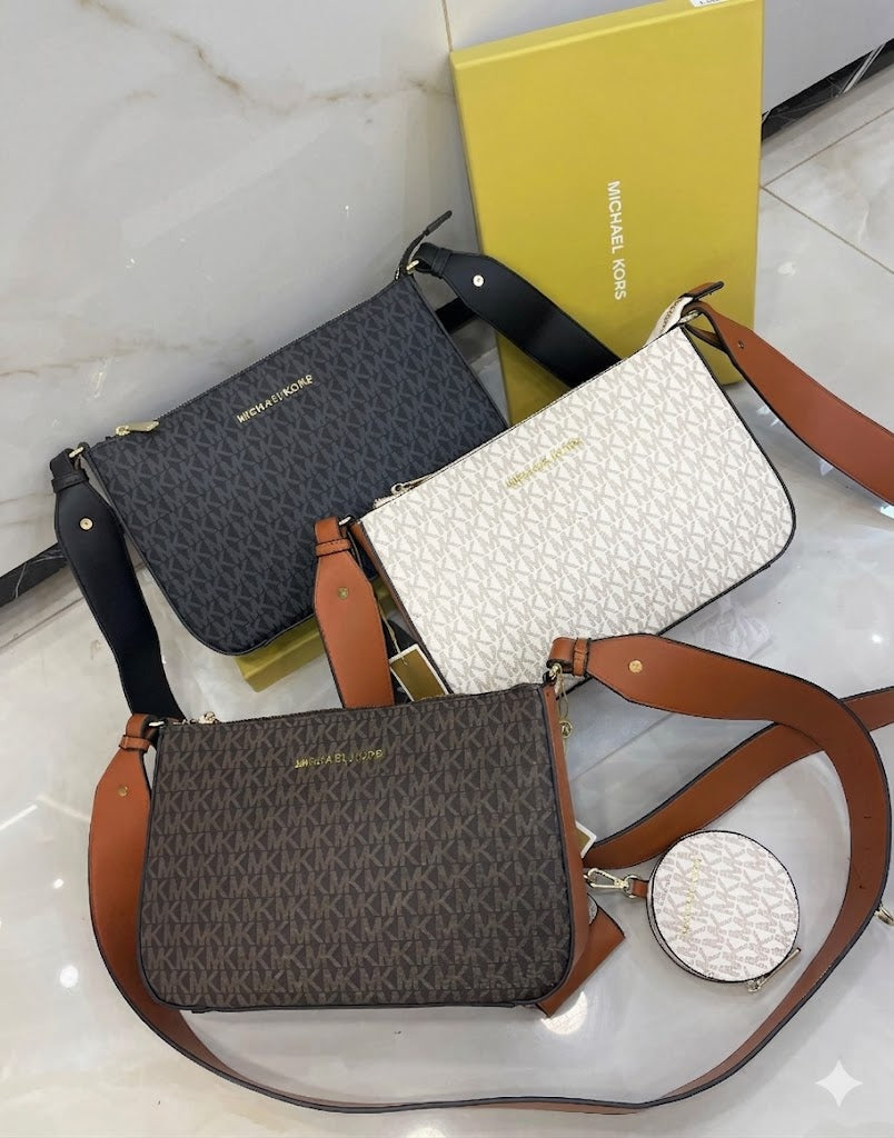 Michael Kors Monogram Shoulder Bag Set Style