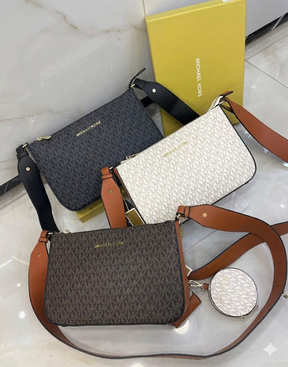 Michael Kors Monogram Shoulder Bag Set Style