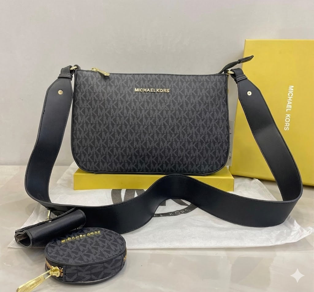 Michael Kors Monogram Shoulder Bag Set Style