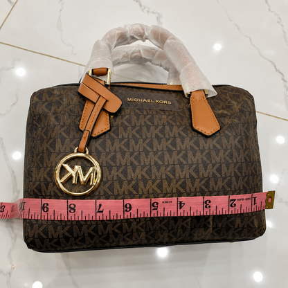 Michael Kors Signature Logo Boston Satchel