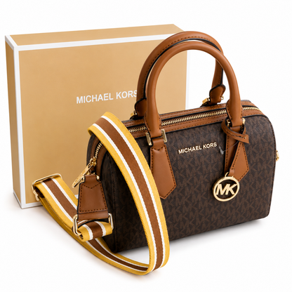 Michael Kors Signature Logo Boston Satchel
