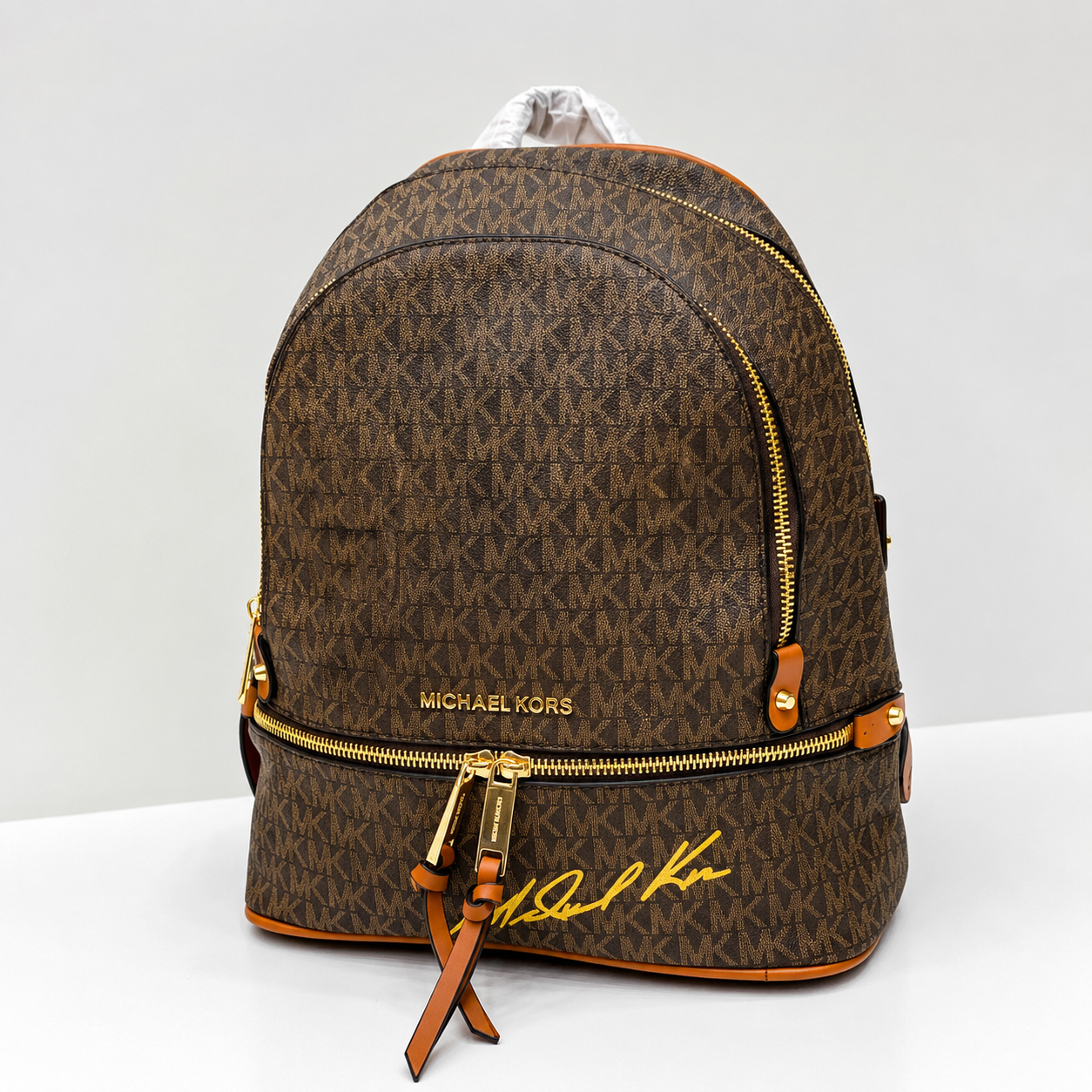 Michael Kors Signature Monogram Backpack