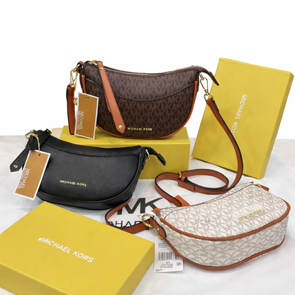 Michael Kors Small Half Moon Crossbody Bag