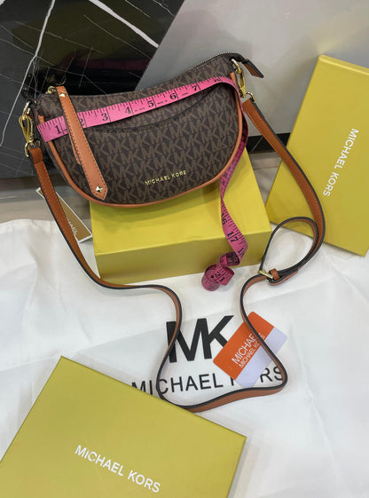 Michael Kors Small Half Moon Crossbody Bag