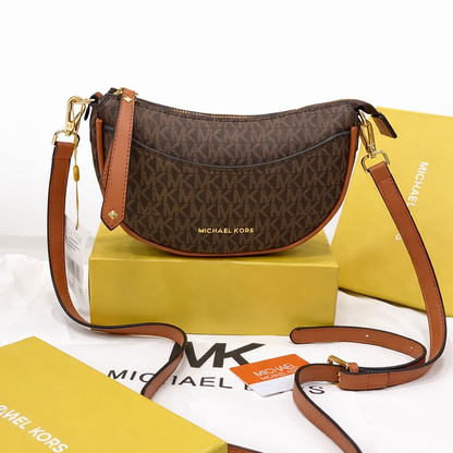 Michael Kors Small Half Moon Crossbody Bag