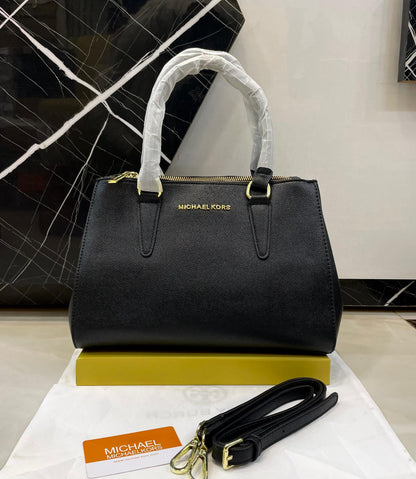 Michael Kors Style Saffiano Leather Top-Handle Tote Bag