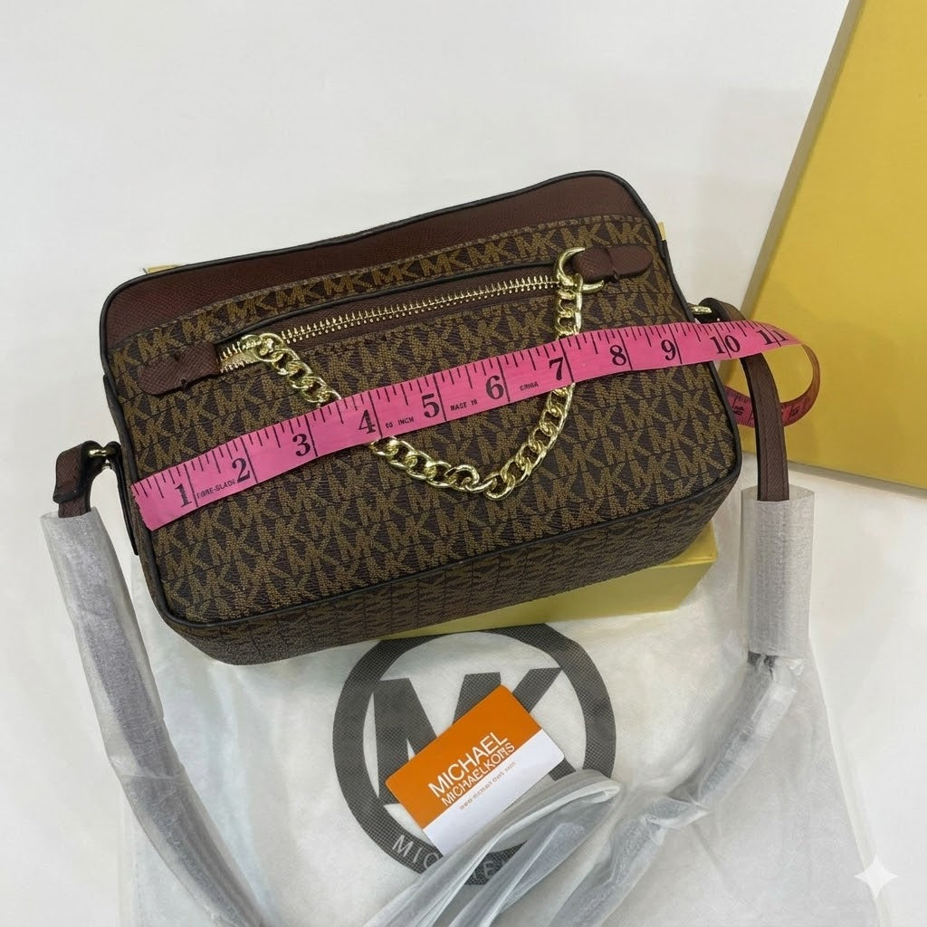 Michael Kors Jet Set Large Logo Crossbody Bag