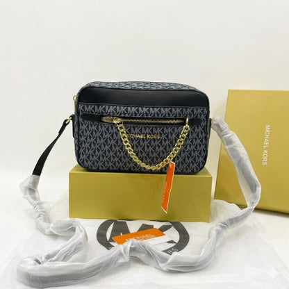 Michael Kors Jet Set Large Logo Crossbody Bag