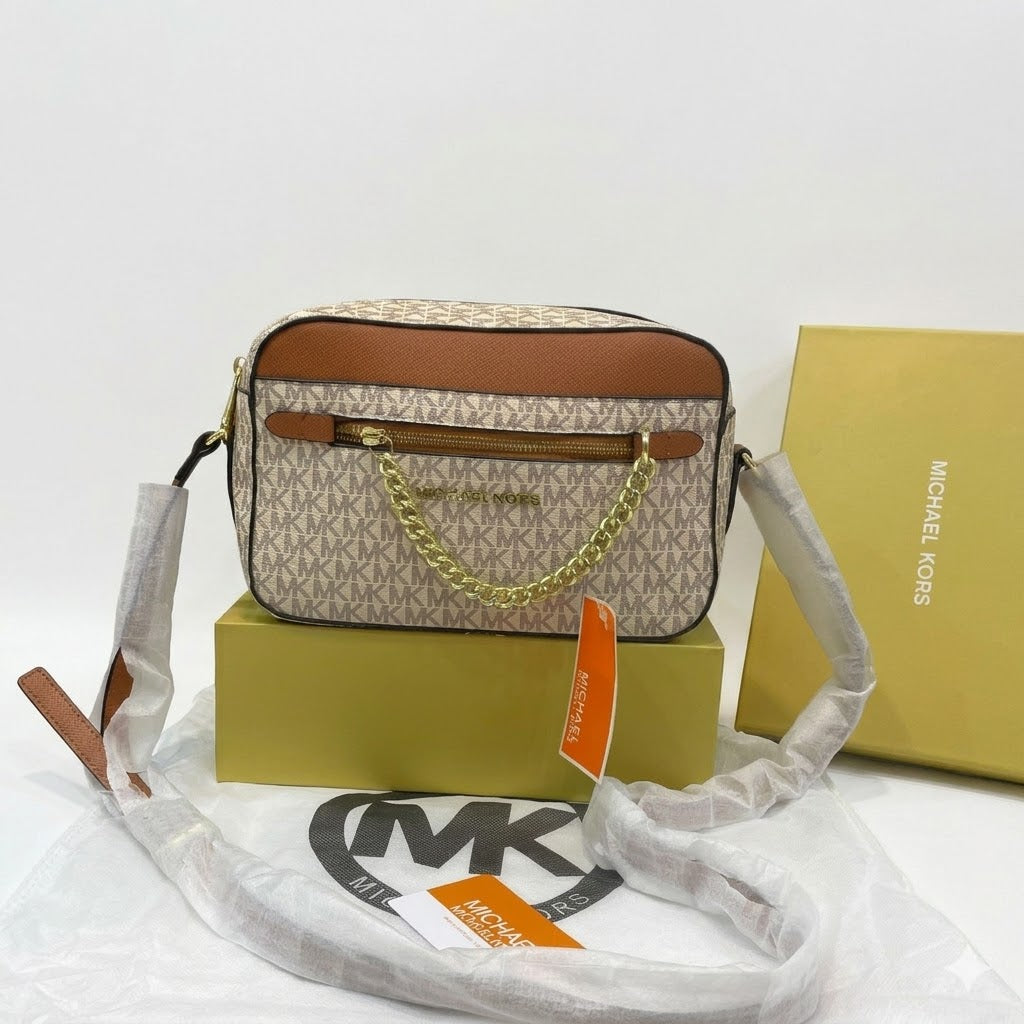 Michael Kors Jet Set Large Logo Crossbody Bag
