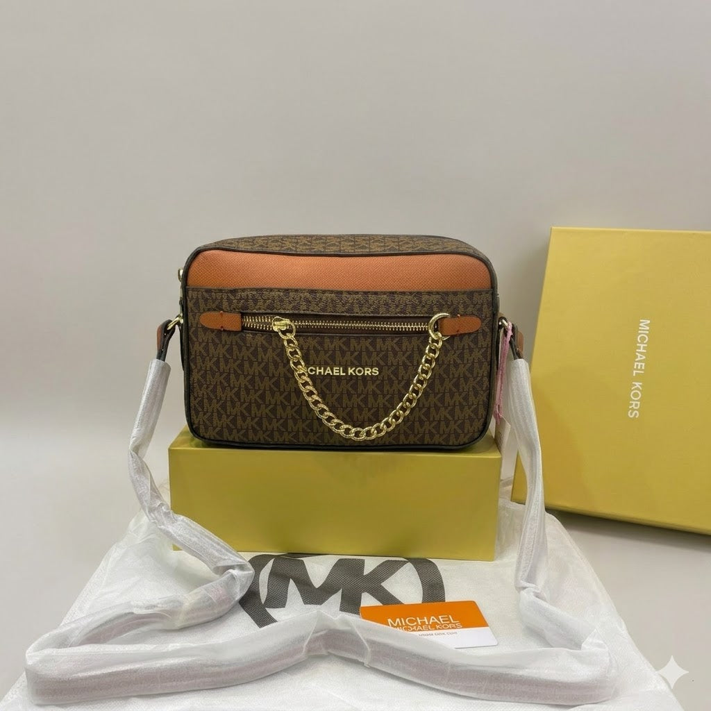 Michael Kors Jet Set Large Logo Crossbody Bag