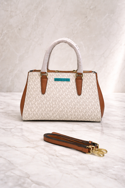 Michael Kors Style Saffiano Leather Top-Handle Tote Bag