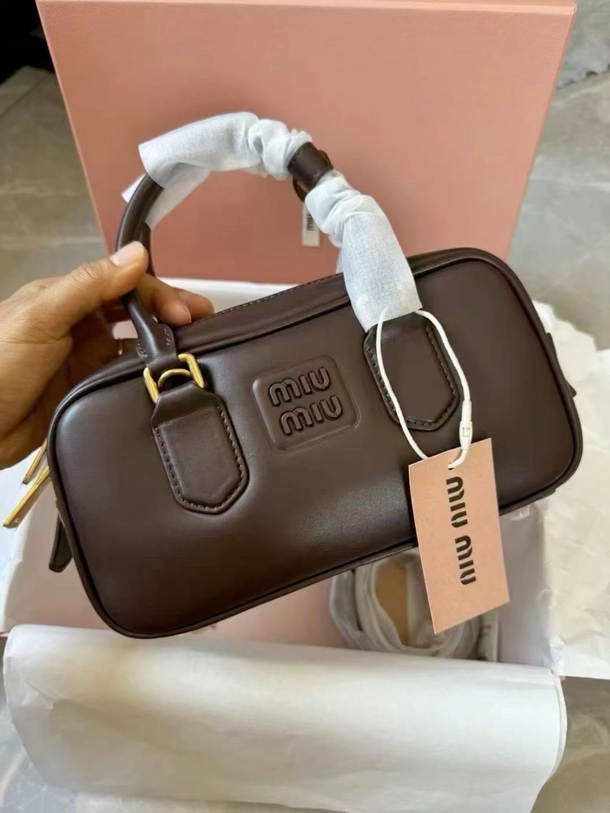 Miu Miu Arcadie leather bag