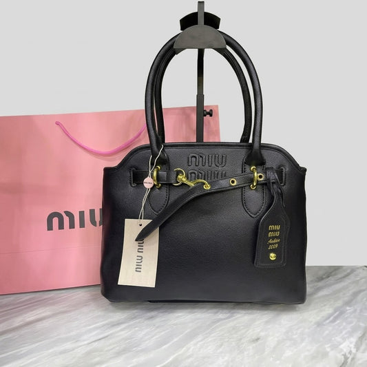 Miu Miu Briarwood Aventure Nappa Leather Bag