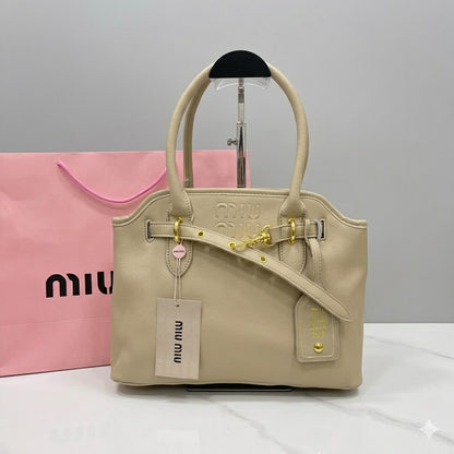 Miu Miu Briarwood Aventure Nappa Leather Bag