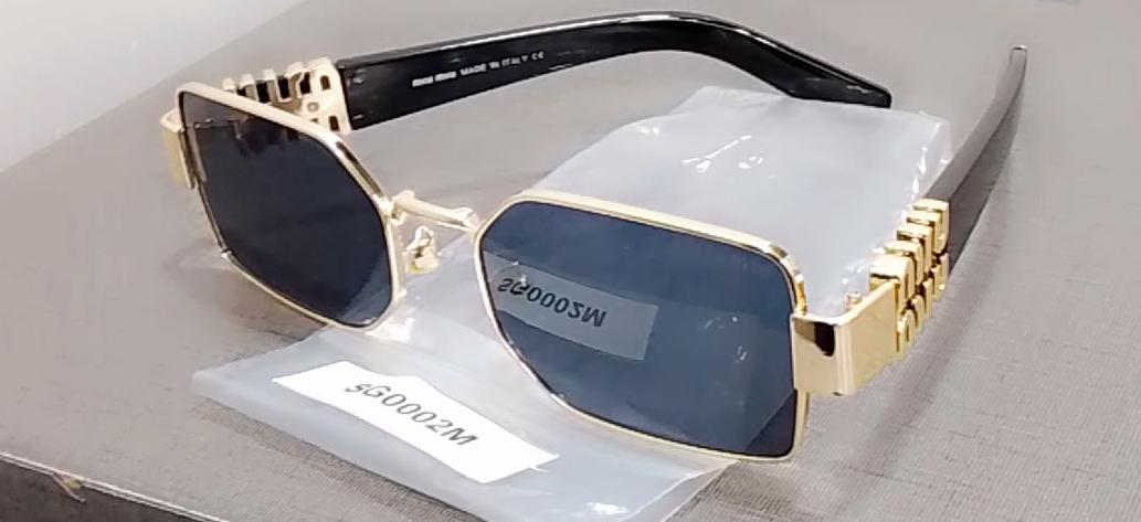 Miu Miu Modern Edge Frame Sunglasses