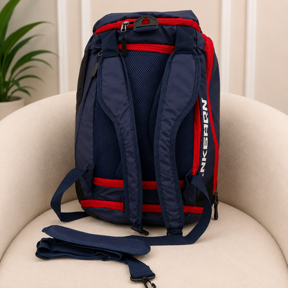 Nike Sport Performance Travel Duffel Bag – Navy/Red Edition