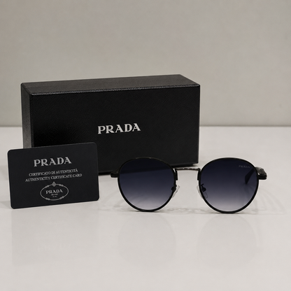 Prada Milano Round Classic Gradient Sunglasse