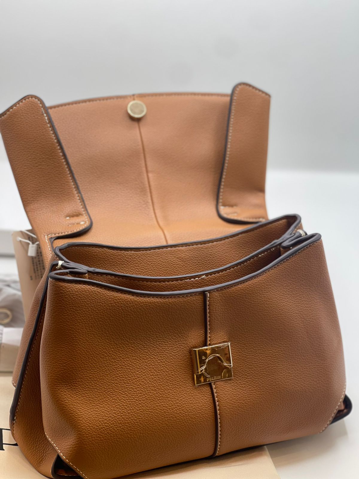 Polène-Inspired Numéro Dix Structured Top Handle Bag