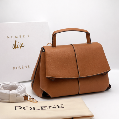Polène-Inspired Numéro Dix Structured Top Handle Bag