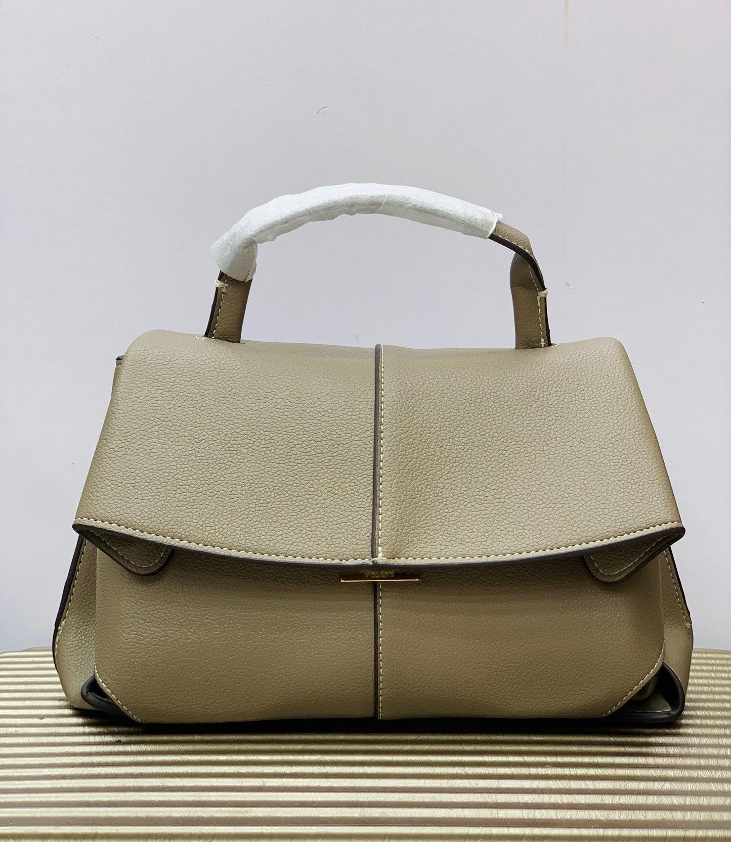 Polène-Inspired Numéro Dix Structured Top Handle Bag