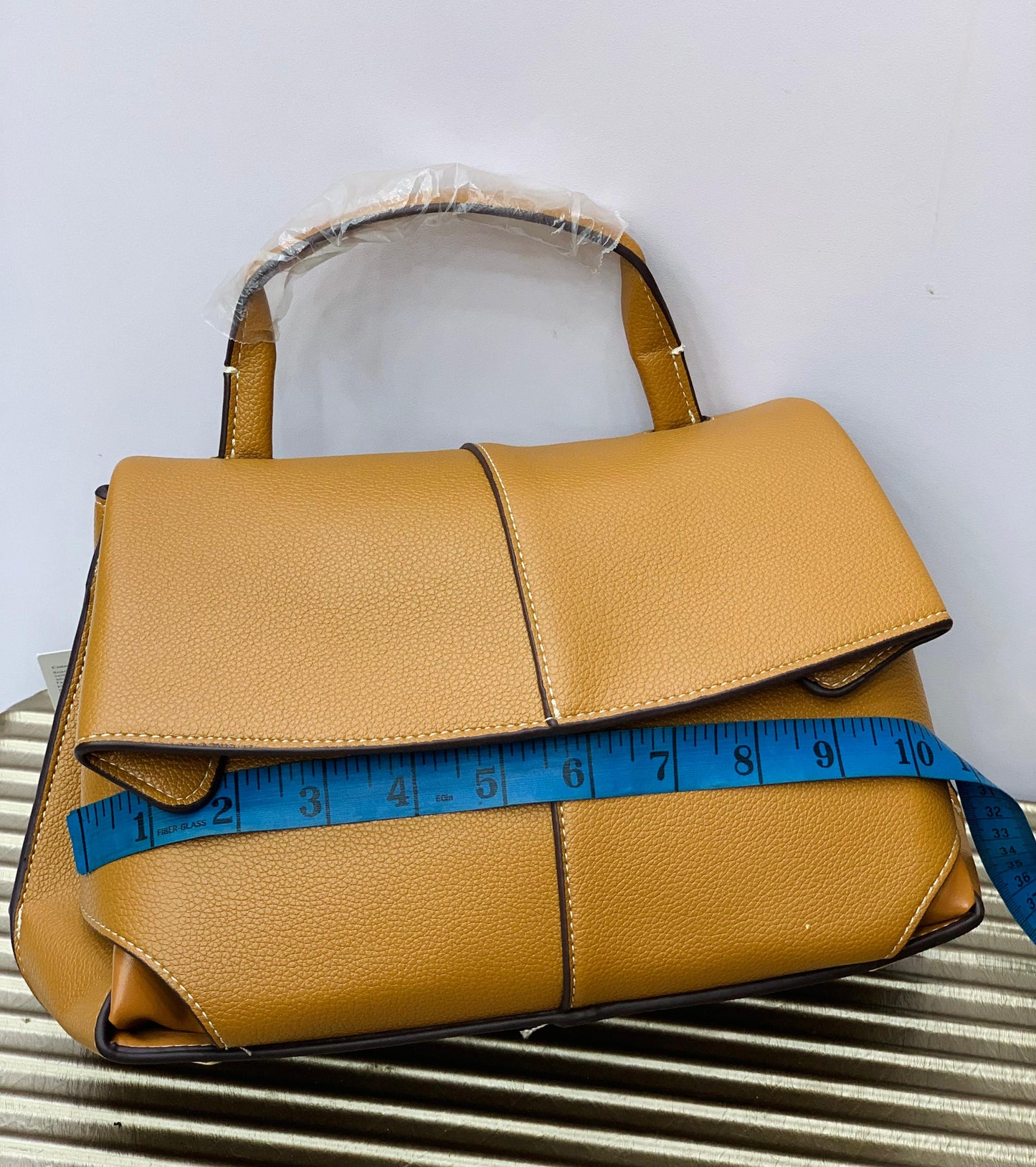 Polène-Inspired Numéro Dix Structured Top Handle Bag