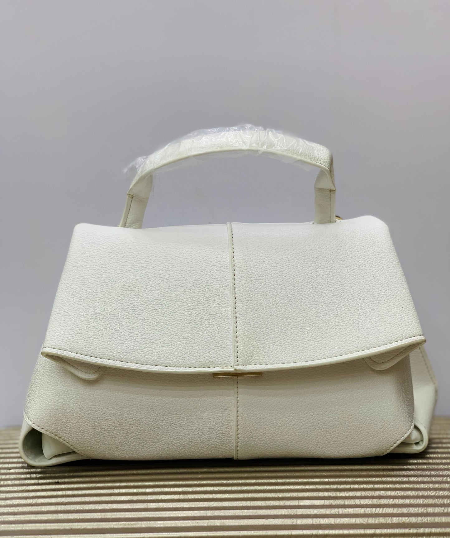 Polène-Inspired Numéro Dix Structured Top Handle Bag
